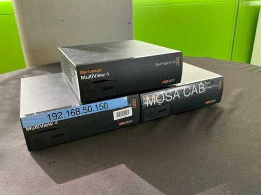 Blackmagicdesign Multiview 4 rozdzielacze ekranu (3x)