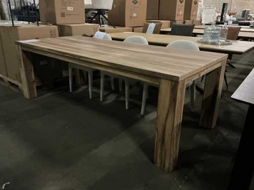 Xooon Oak Sesame Wood Dining Table