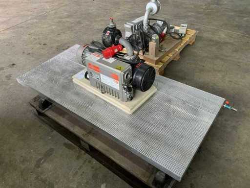 Vacuümtafel met pomp