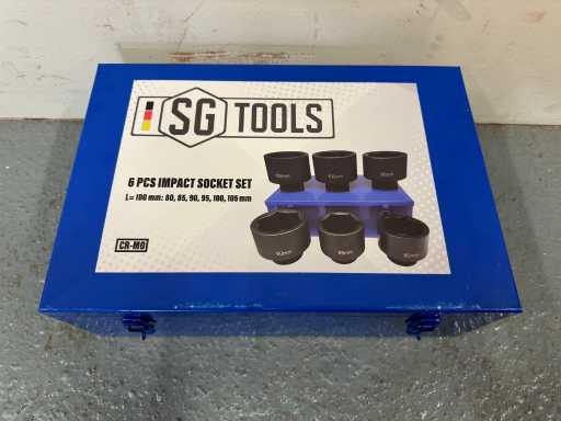 2024 SG tools CR-MO 6st Krachtdoppenset