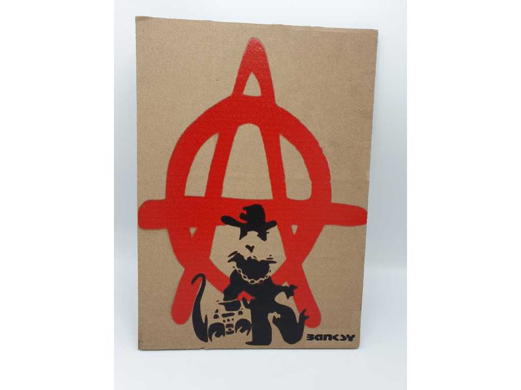 Banksy (after) - Carton Dismaland : Anarchism