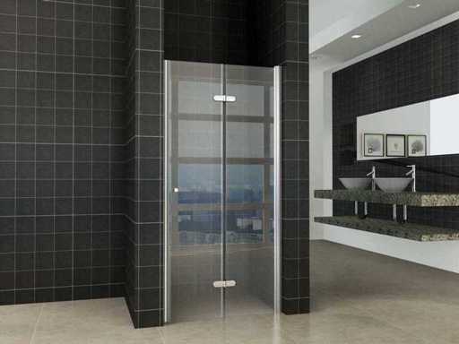 Wiesbaden 20.3721 Porte pliante de douche à niche 80 cm