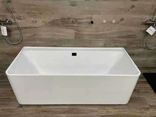 Semi-freestanding bath 180 x 80 cm