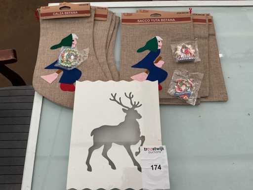 Weihnachtsdekoration für Partys.