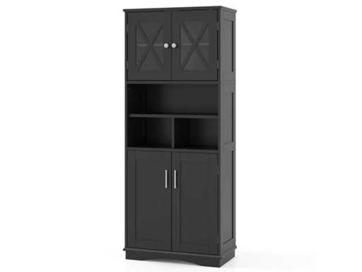 Black bathroom furniture