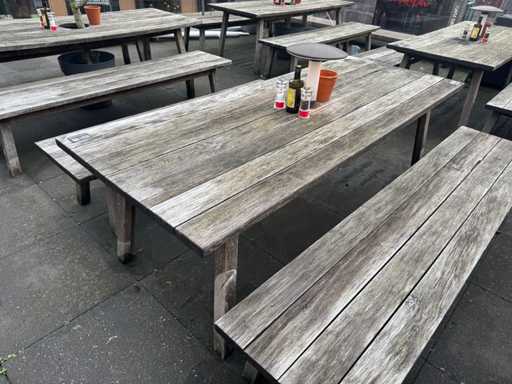 Hutten - Terrastafel met verlichting