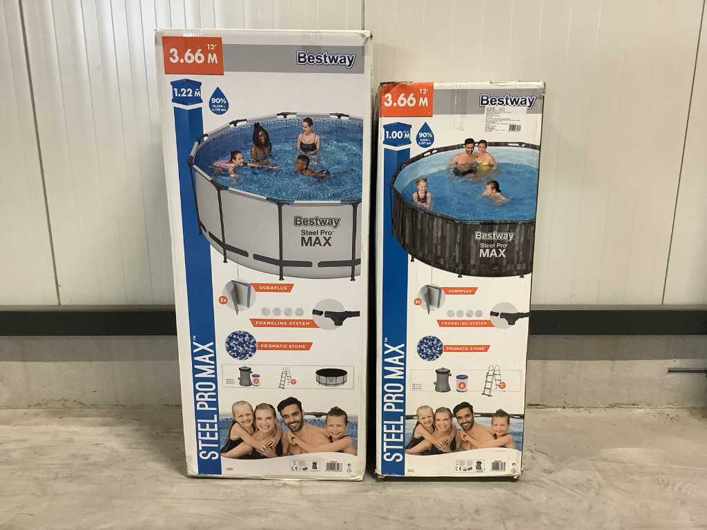 Bestway Steel Pro Max Piscine hors-sol (2x)