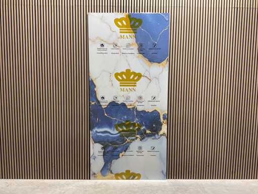 Mann 30238 260x122x40cm Douche & badwand 4 Panelen