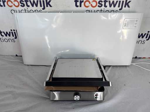 Pierre Contactgrill PCG5000 Multi | Eurom Alutherm 2000 – Elektrische convectorkachel