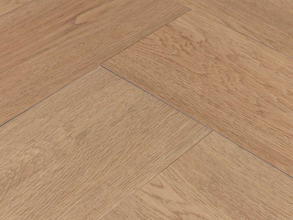 81 m2 PVC dryback herringbone - 750 x 150 x 2.5 mm