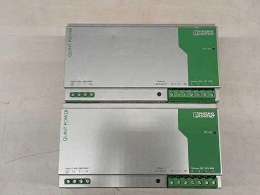 Phoenix Contact - Alimentatore industriale a commutazione - Alimentatori su rotaia DIN industriale QUINT-PS-3x400-500AC/24DC/40 - 2009 (2x)