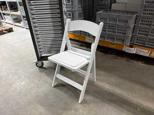 Plastikowe składane krzesła (25x)