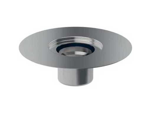 Scarico a fondo a flange in acciaio inox Geberit (3x)