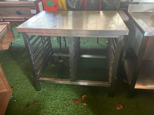 Stainless steel shelf storage cabinet