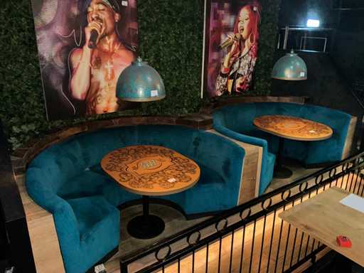 Dubbele ronde bankhoek