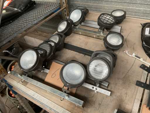 Lampes sur rail (6x)