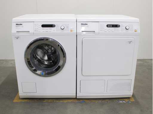 Miele W 5873 Edition 111 Wasmachine & Miele T 8861 WP Edition 111 Wasdroger