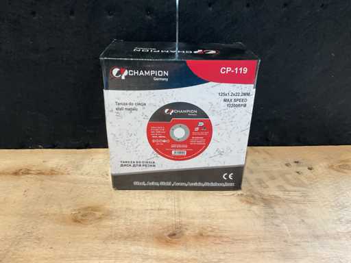 2025 Champion CP-119 50-teilige Stahlschleifscheibe