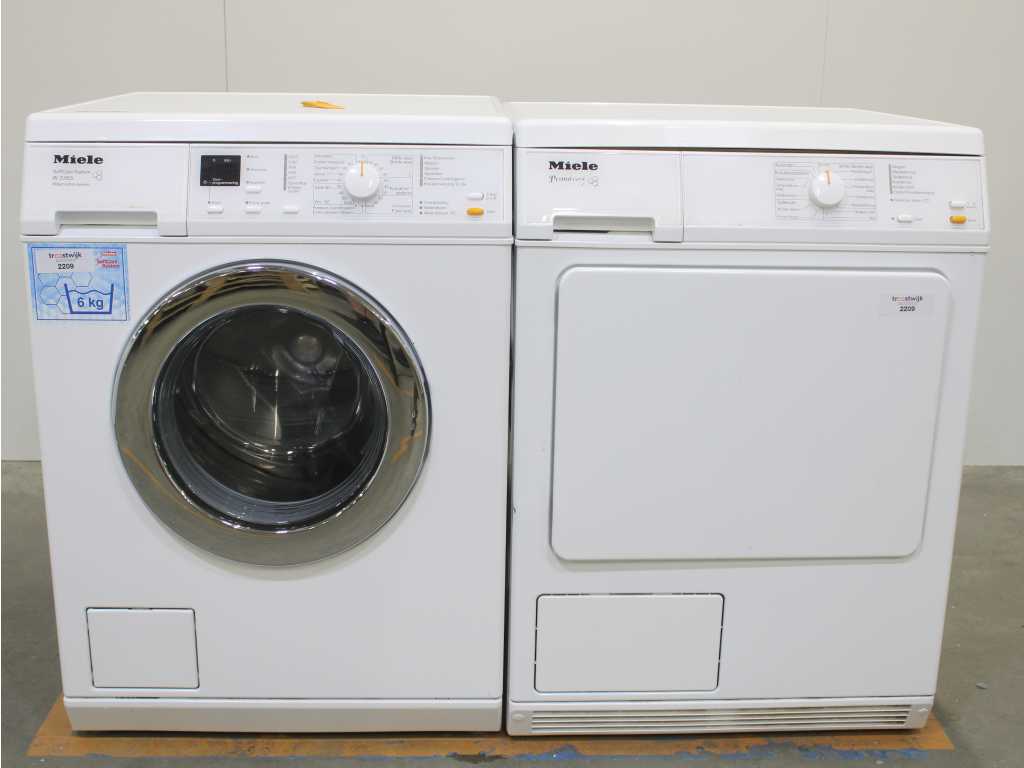 Miele W 3365 SoftCare System Waschmaschine & Miele PrimaVera C Trockner