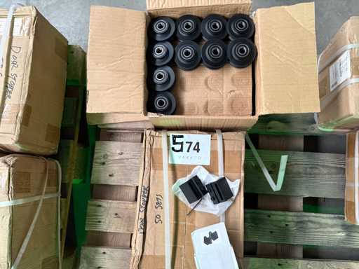 Party Barn by wheels and door stoppers