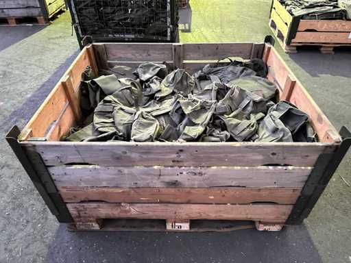 Batch of various army bags