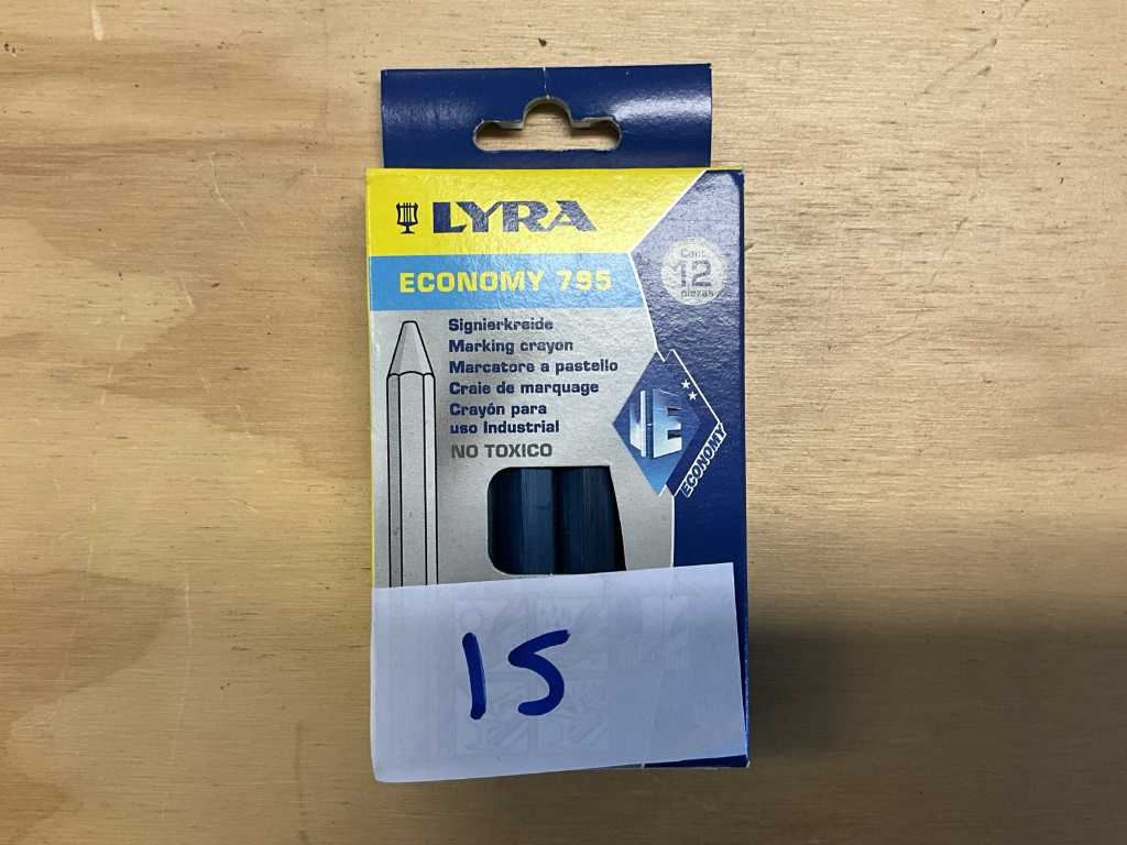 Lyra Economy 7895 Signeerkrijt blauw (3x)
