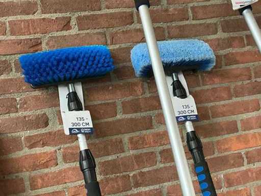 TalenTools 135/300cm Wasborstel met telescopische steel (3x)