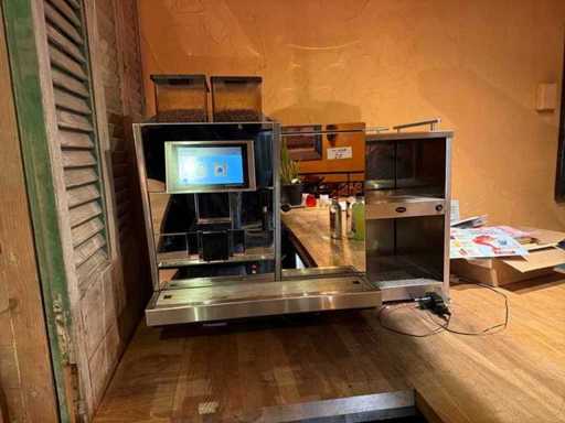 Black and white Coffee machine