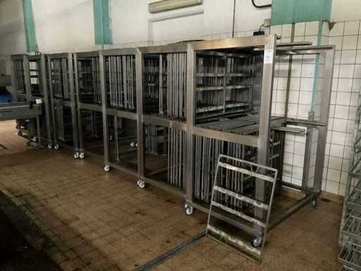 Stainless steel cart (8x)