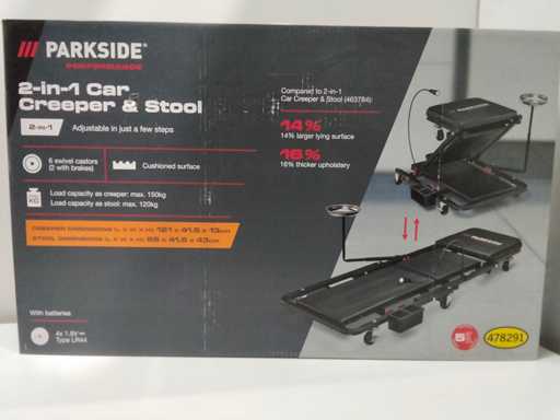 Parkside - ?ezlong de atelier, de asemenea, scaun