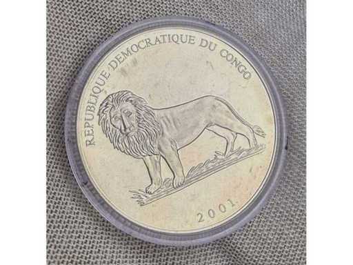Fußball-Weltmeisterschaft 2006 Deutschland – Sammlermedaille 5 Francs Kongo