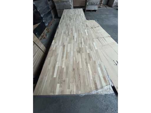 2x Blat de lucru din stejar laminat 20mm