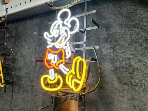 Topolino Vetro Neon Decorazione