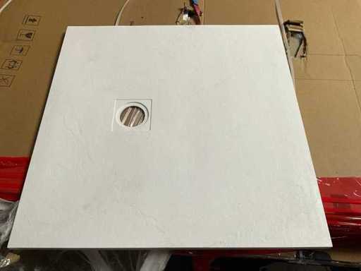 Douchebak solid surface 90x90cm