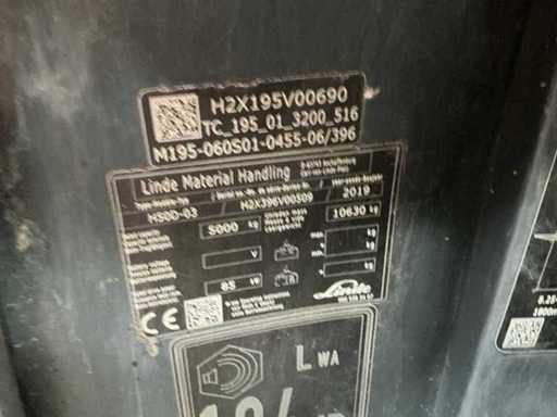 2019 Linde H50D-03 Forklift Truck