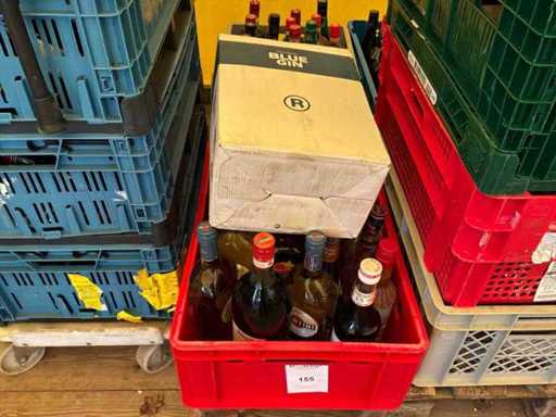 Partij diverse alcoholische drank