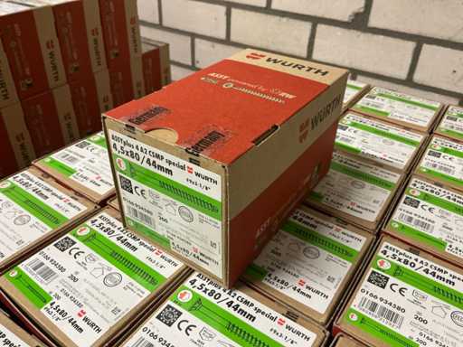 Würth-Schraube Edelstahl 4,5x80/44 mm (8.000 Stück)