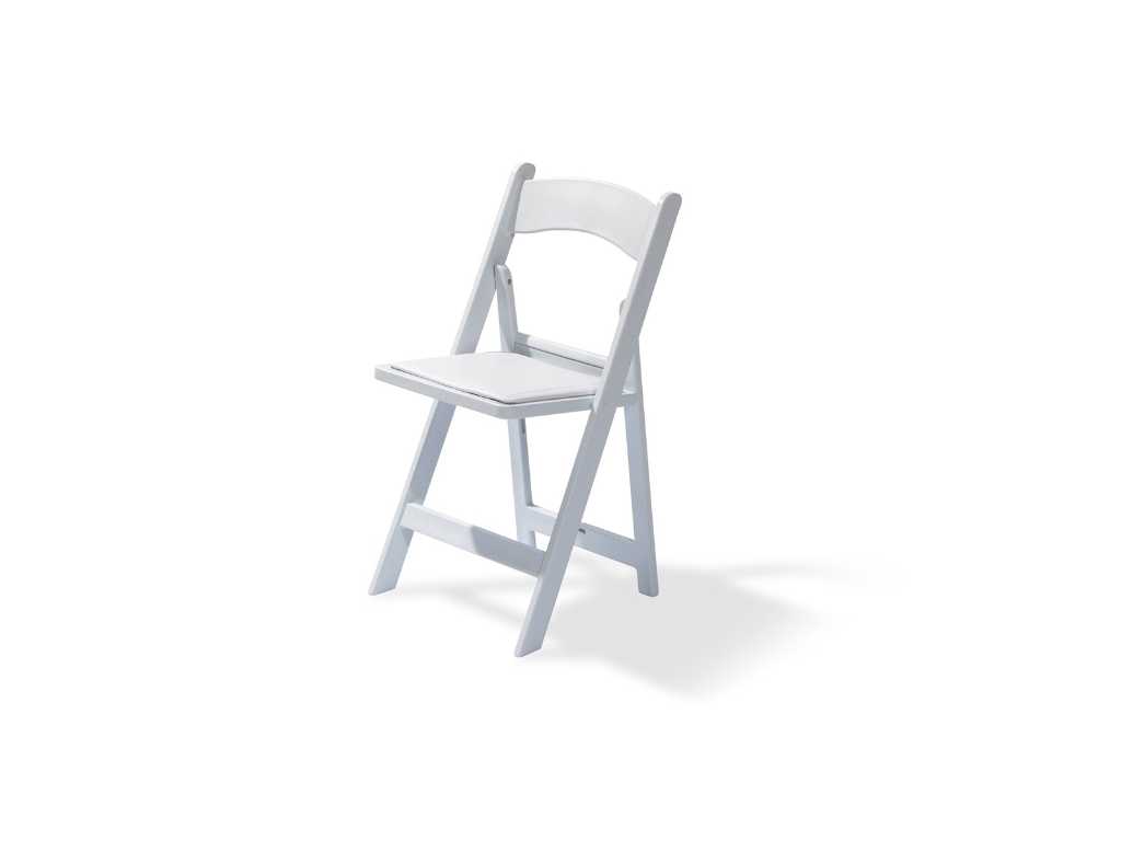 Veba - Krzesło składane białe Nowość! (100x)