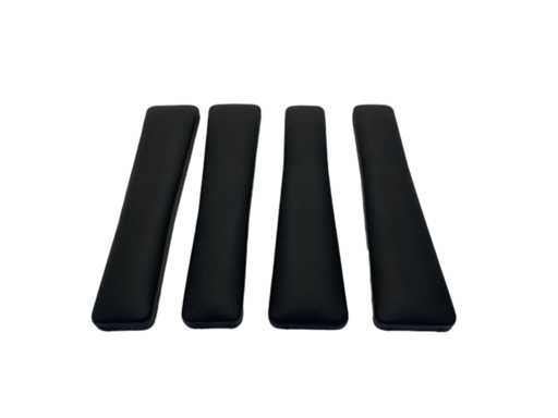 Norsap NS1500 Black Leather Pilot Seat Armrest Cushions