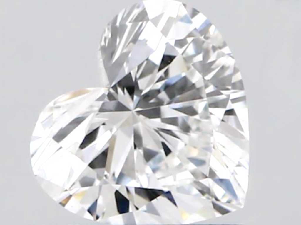 Diamant - 0,53 Karat Diamant im Herzschliff (zertifiziert)