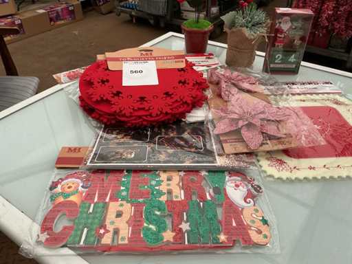 Weihnachtsdekoration für Partys.