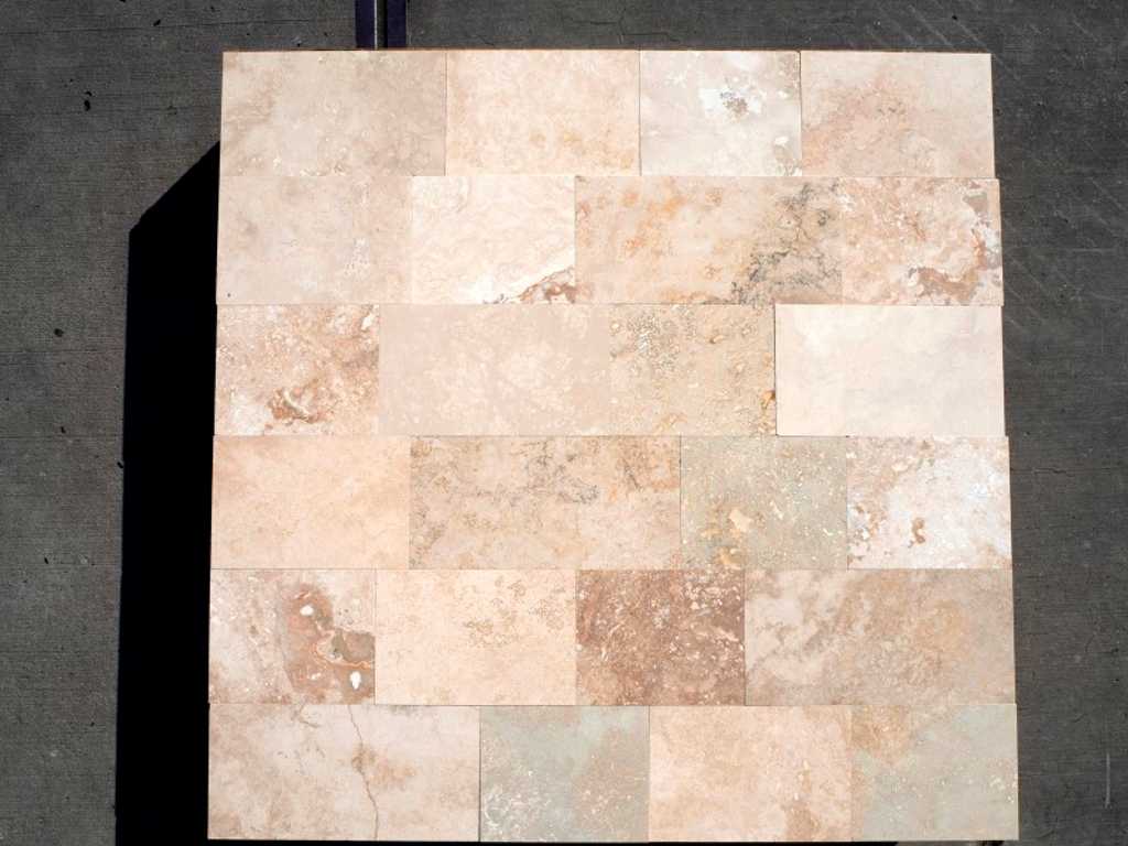 Natural stone tiles 27m²