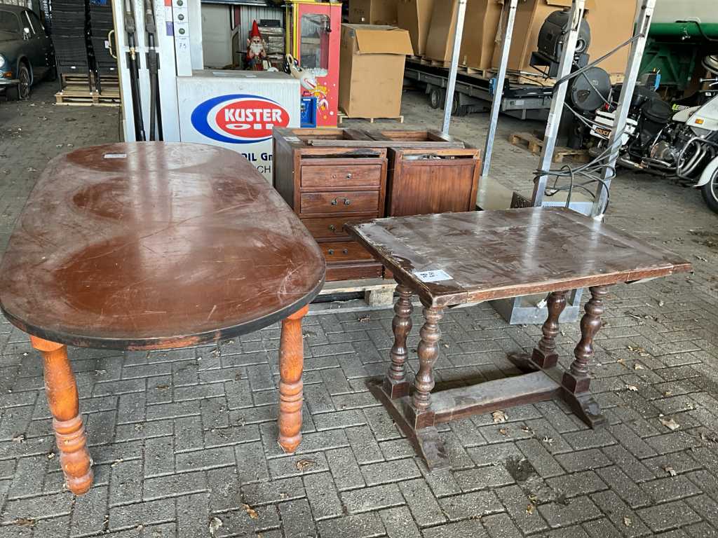Tavolo in legno (2x)