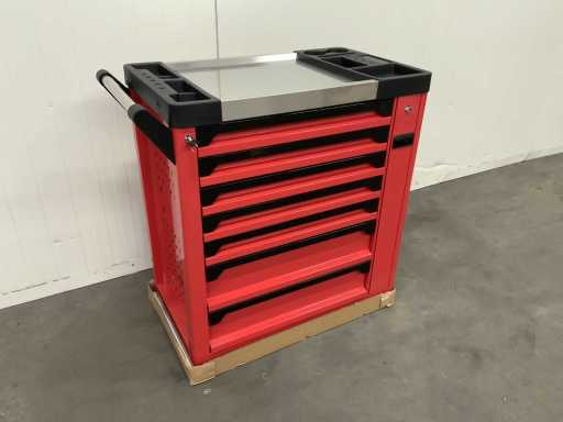 Sg Tools - Uitschuifrek - Gereedschapswagen, 7 laden