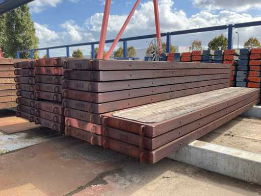 Dragline schot met stalen frame (10x)