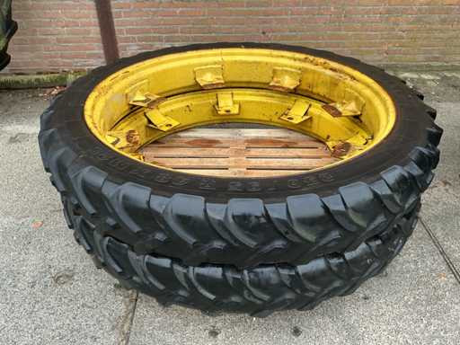 Pneumatique Michelin SMX Tracteur avec jante (2x)