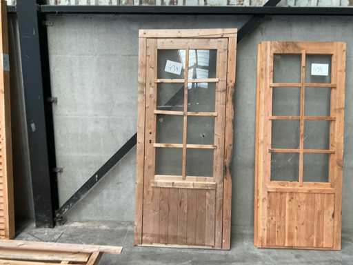 U?? exterioar? Douglas în cadru vitrat 192x85 cm