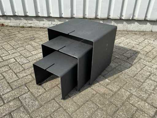 Zestaw stolika z 3 stolikami