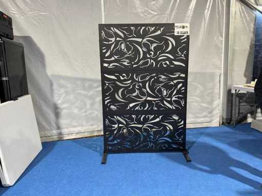 tuinpaneel tuinwand metaal 120x55x185cm