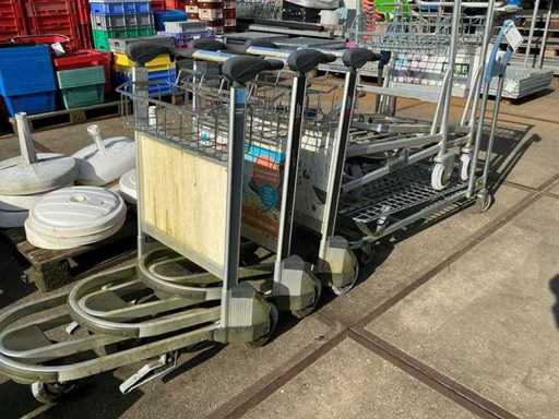 Warehouse transport trolley (6x)